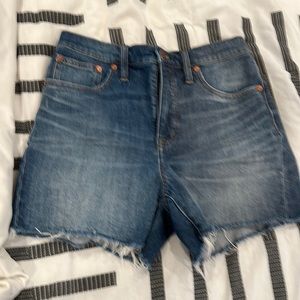 High rise Madewell shorts